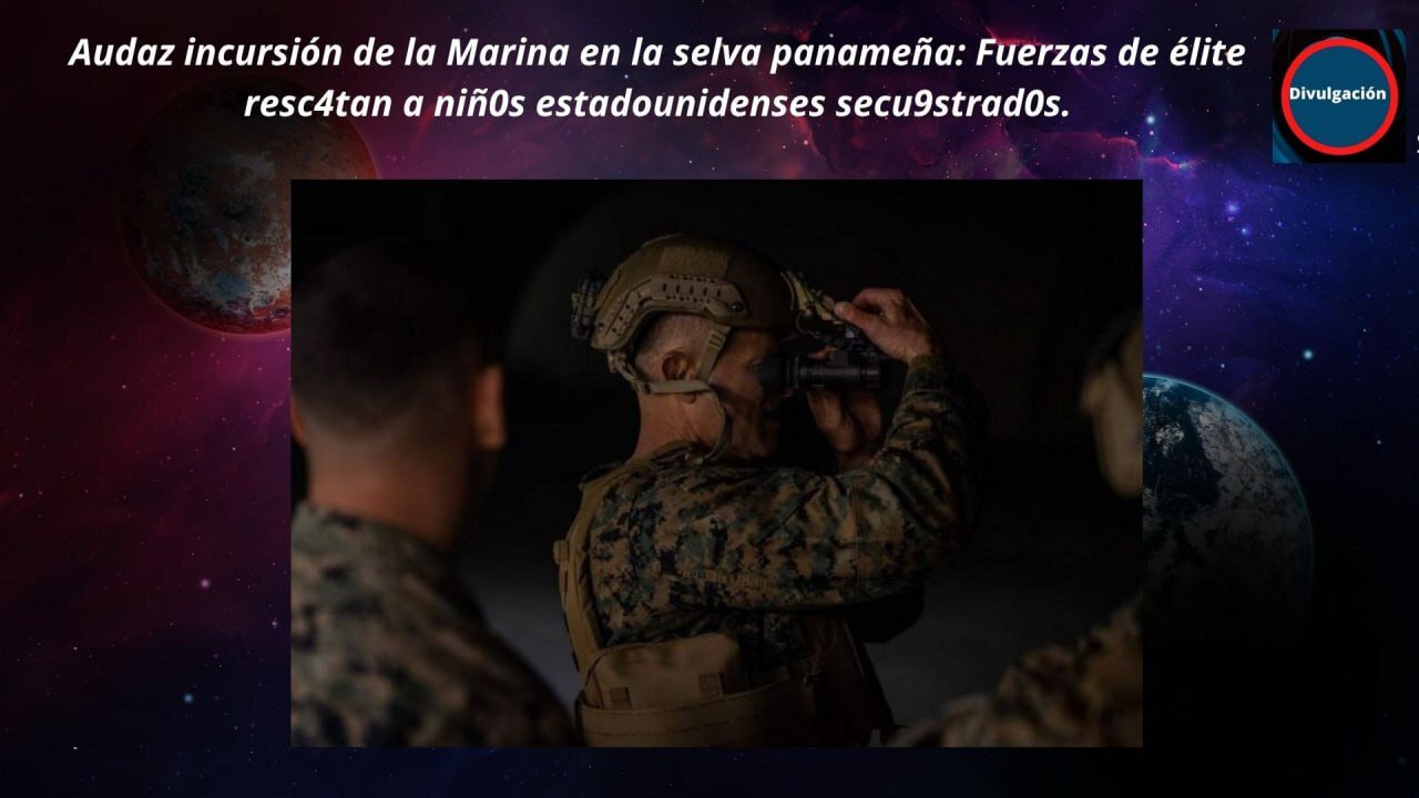 marines rescatan niños en la selva panamenia