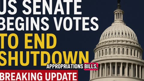 US Senate Begins Votes to End Government Shutdown | Breaking Update