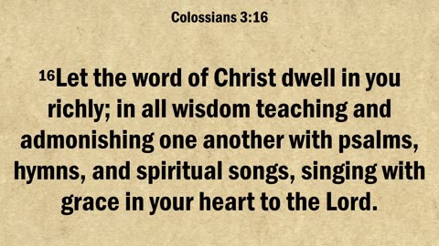 Colossians 3