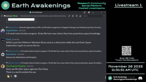 Earth Awakenings - Livestream 1 - #4177