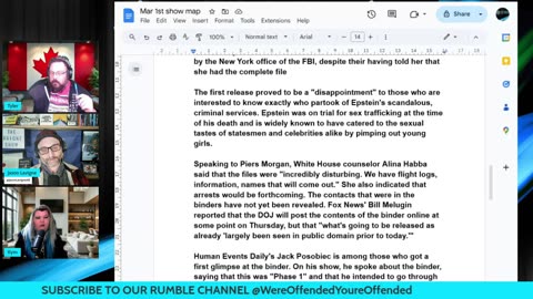 Ep# 395 ~ The Epstein files Segment