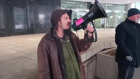 Hamilton Bill C-9 rally - Justin Long