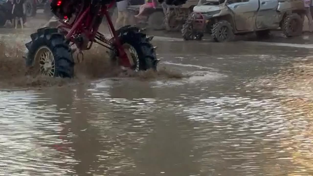 XXL ATV Wheelie