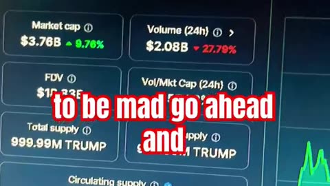 official trump coin price prediction! #fyp