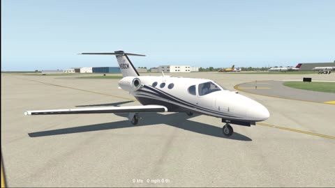 ur RW Design Cessna Mustang over TEXAS doing ILS on KDAL in Xplane 11 on Ubuntu 24 LTS