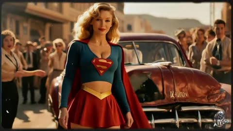 Supergirl _ 1950s RetroVision AI Reimagined