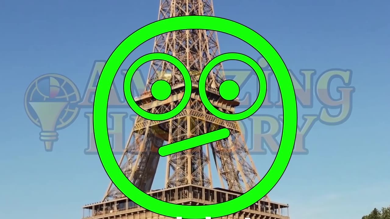 The Eiffel Tower Was Almost Yellow” #hiddenhistory #architecturefacts