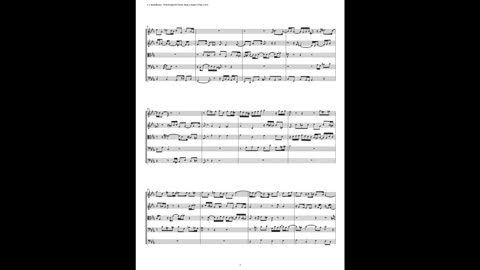 J.S. Bach - Well-Tempered Clavier: Part 2 - Fugue 02 (String Quintet)