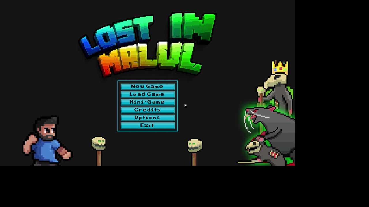 Lost In Malul - Playthrough Walkthrough Longplay Godot Gamer Beat em up Horror