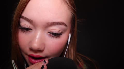 ASMR_ Safe Space Anxiety Relief + Personal attention + Mouth Sounds + Mic Scratching