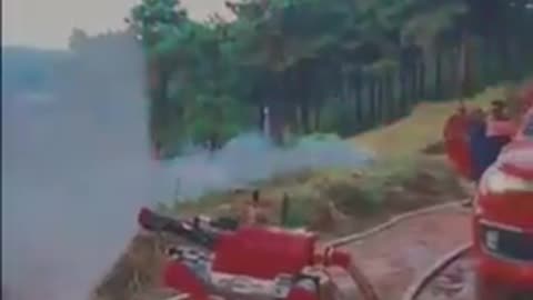 China Deploys Robot Dogs to Fight Wildfires, Carrying Hoses Through Smoke and Rough Terrain