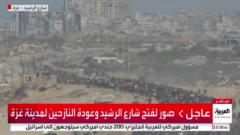 Tens of thousands of Palestinians are returning to northern Gaza