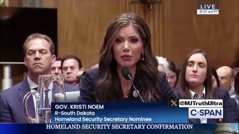 Kristi Noem OWNS Senator Blumenthal: “I can’t put aside 340,000 missing children.”