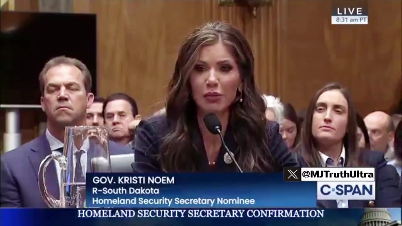 Kristi Noem OWNS Senator Blumenthal: “I can’t put aside 340,000 missing children.”