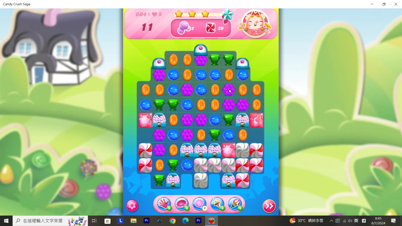 Candy Crush Saga Record (Level 604)