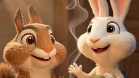 खरगोश और गरम गरम पकौड़े