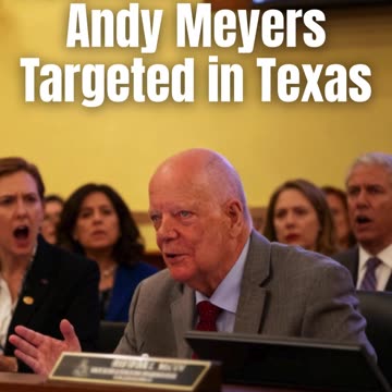 Democrats' Ruthless Strategy: Andy Meyers Targeted in Texas