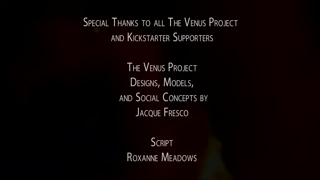 The Choice is Ours (2016) - The Venus Project