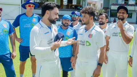 Afghanistan all out 157r runs in the first innings of 2nd test match against Zimbabwe.#afghancricket