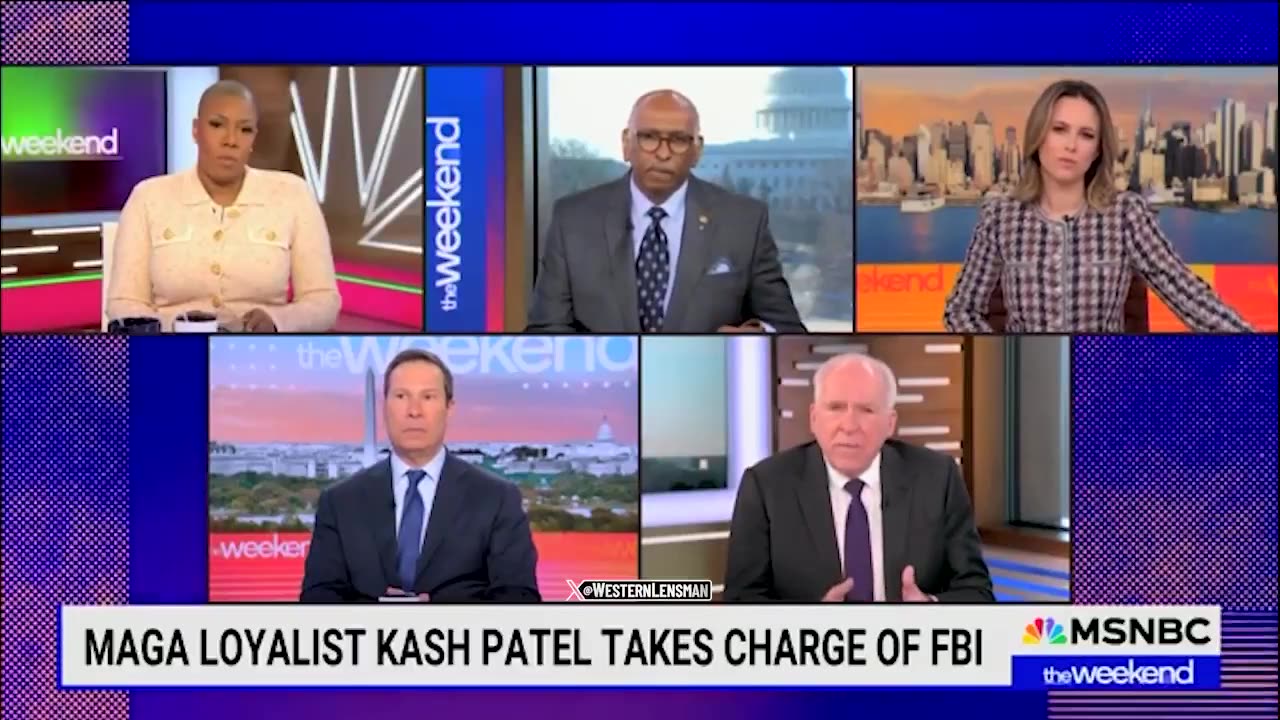 John Brennan is concerned with FBI director Kash Patel and, other MAGA loyalist