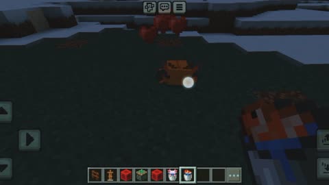 Axolotl feeding in Minecraft Game