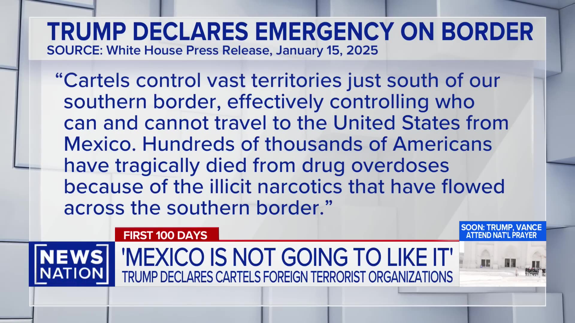Trump declares Mexican cartels as foreign terrorist organizations | NewsNation Live