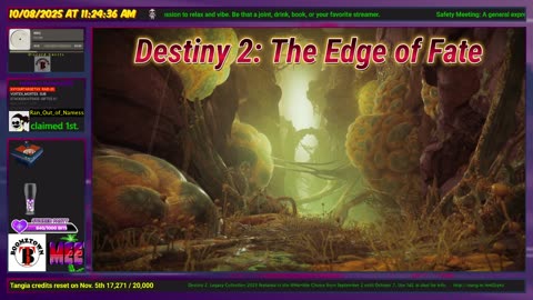 Destiny 2: 10/8/25 - Power 527 7/8 and Rising! ARMS WEEK if you like PvP. Me? Back in the mines.