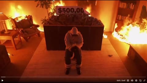 MR Beast Chaining a Man in a Burning Building For Content REUPLOAD