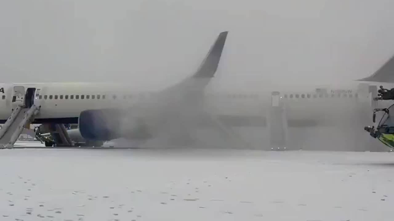 Additional video from the incident shows the plane being evacuated after an