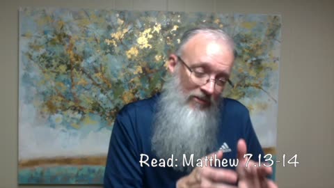 2x4 devotional, “narrow road”, January 7, 2026