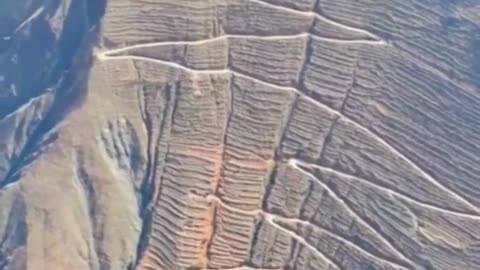 😲 Would You Dare? Driving on This Cliff Road! ⛰️🚗
