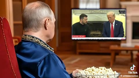 Putin Enjoying Zelensky Getting Roasted