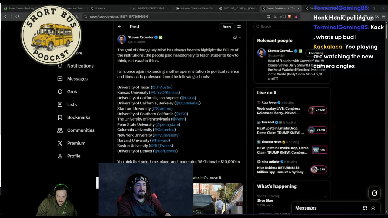 Short Bus Podcast 11/12