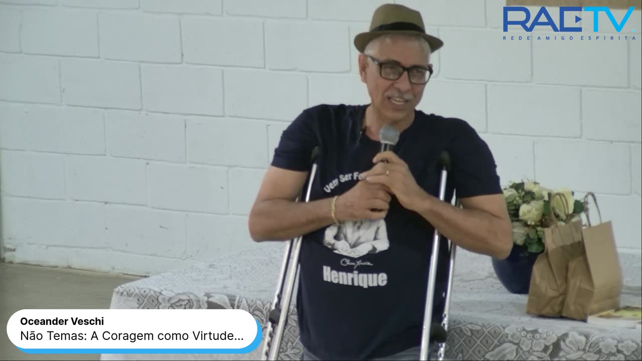 "Não Temas: A Coragem como Virtude do Espírito Imortal" - Oceander Veschi
