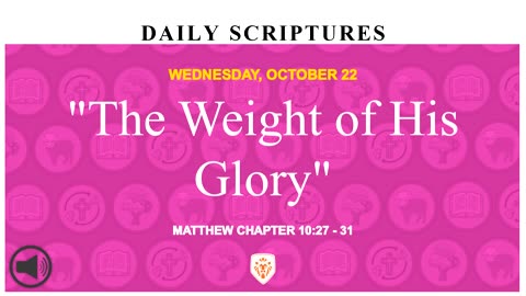 "The Weight of His Glory"