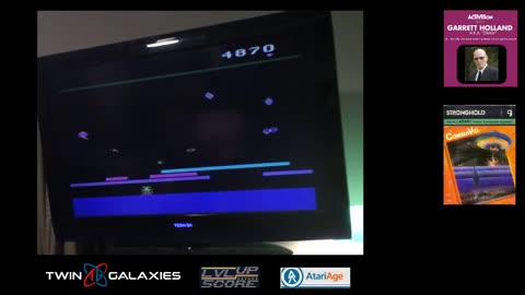 Atari 2600 NTSC - Stronghold - Game 1 B/B - 9,890