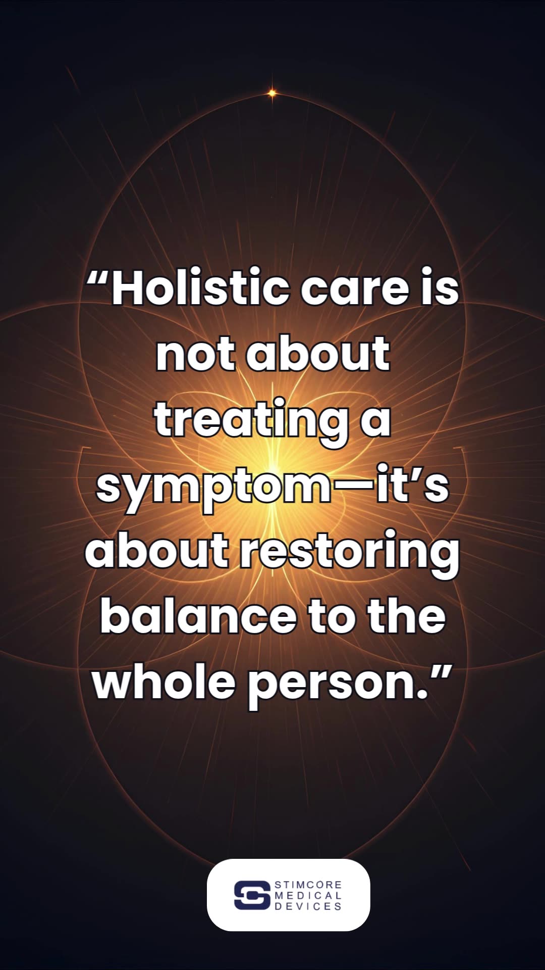 The holistic, whole body approach