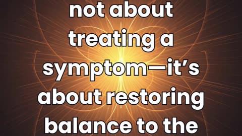 The holistic, whole body approach