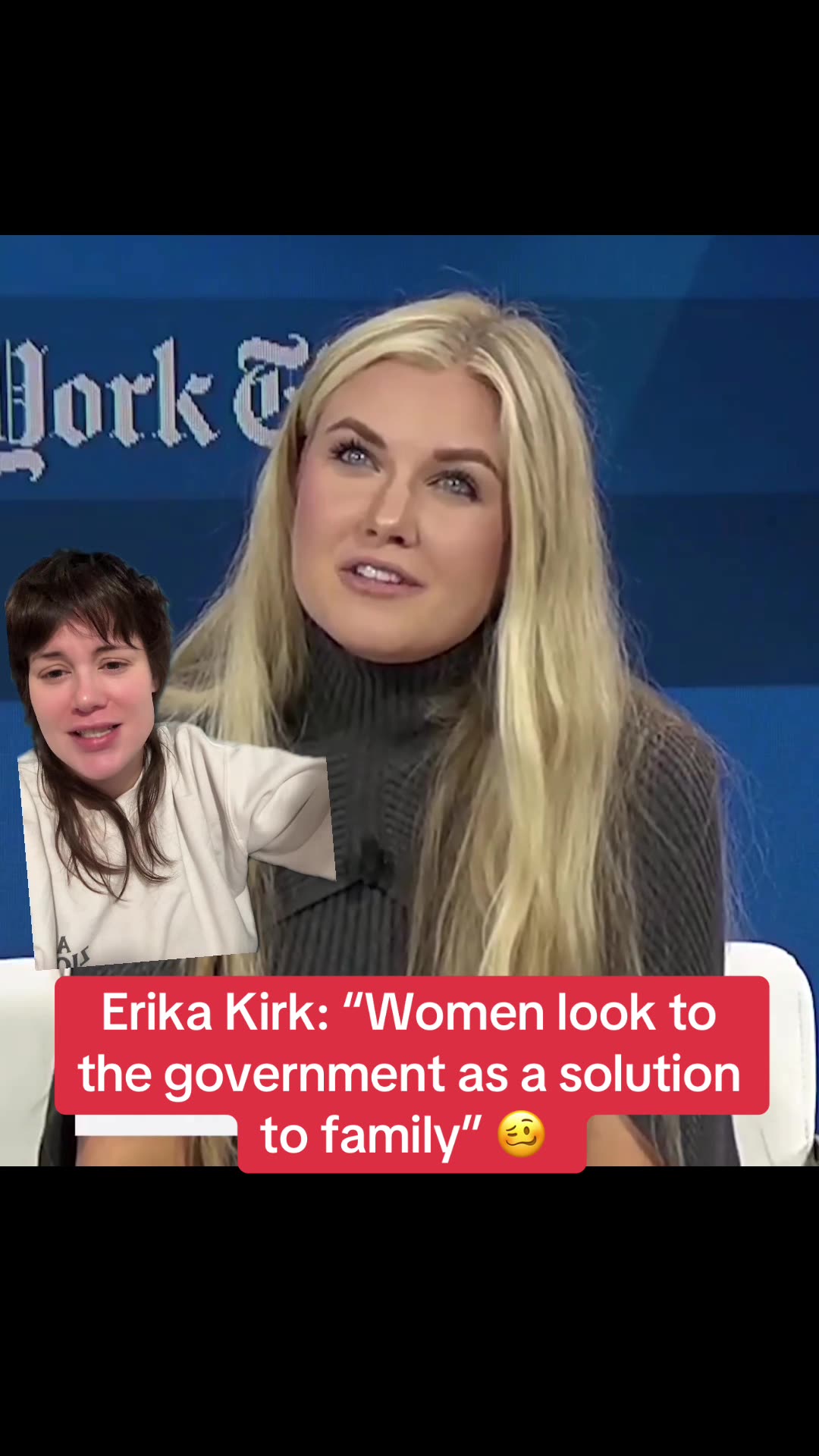 Erika Kirk: “Women are replacing family with the goverment!”