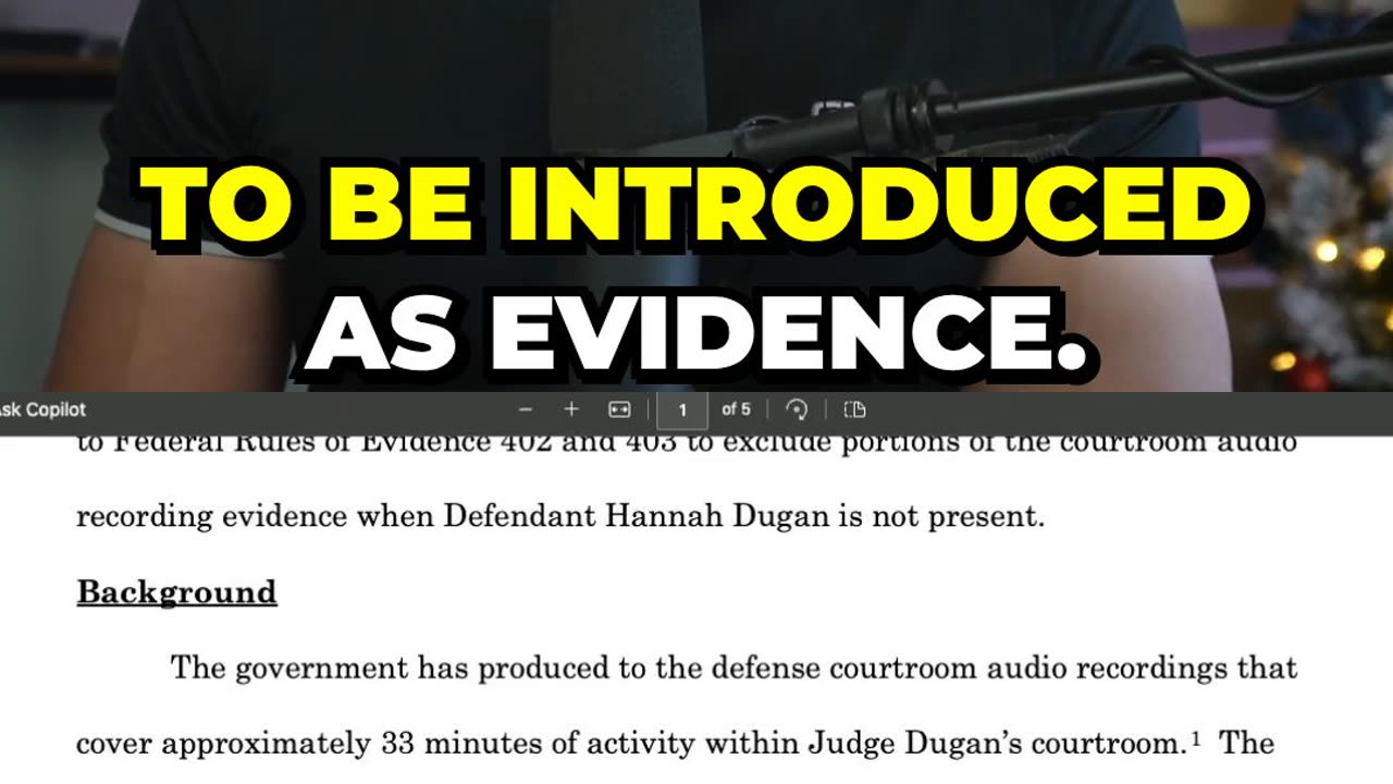 Judge Dugan Audio Sparks CONTROVERSY