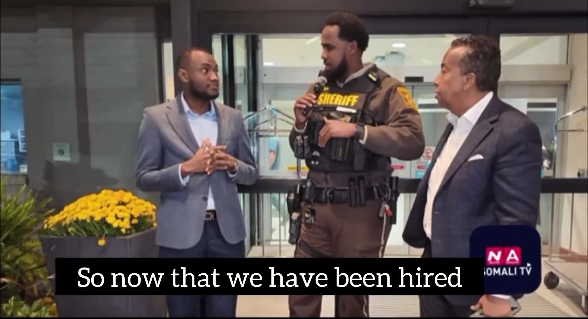 A Somali deputy sheriff in Minnesota skipped the usual diversity messaging and addressed Somalis