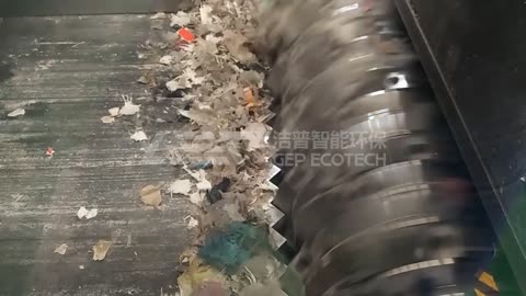 Horizontal Single-Shaft Shredder FRP Test Run!