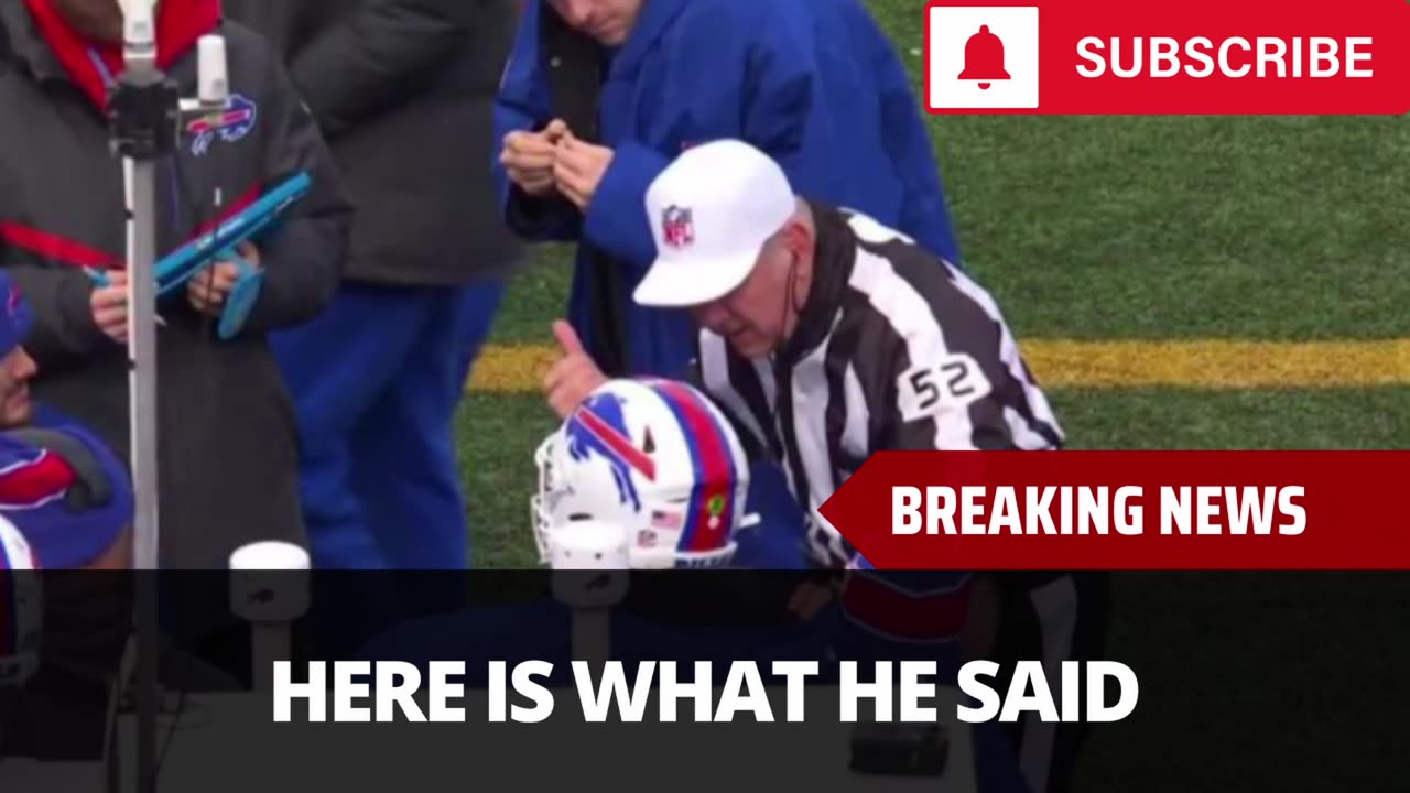 Here Is What The Ref Reportedly Told Josh Allen