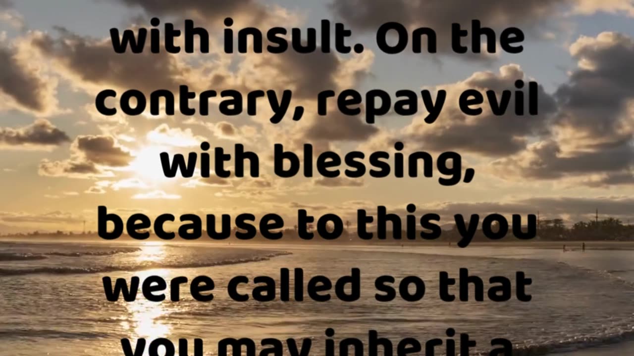 1 Peter 3:9