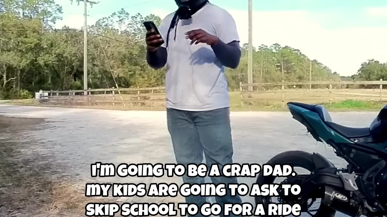 Being a Responsible Parent? Yeah, Right. 😂🏍️