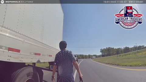 Another immigrant Truck Driver from California—courtesy of Governor Gavin Newsom—