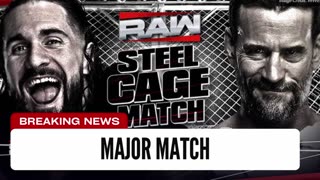 Steel Cage Match Announced For Next Week