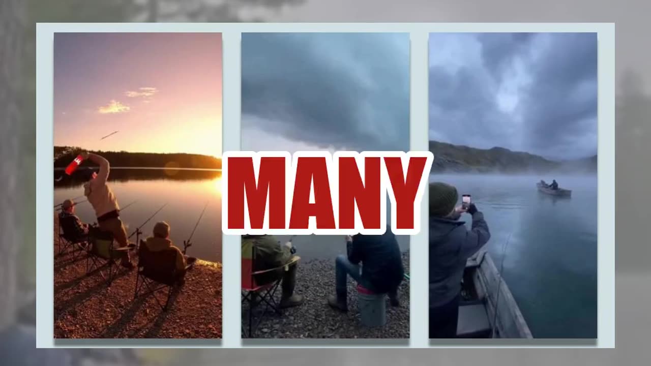 Fact Check: Lightning Strike At Fishing Spot NOT Real -- AI Generated Video Shows Unlikely Reaction