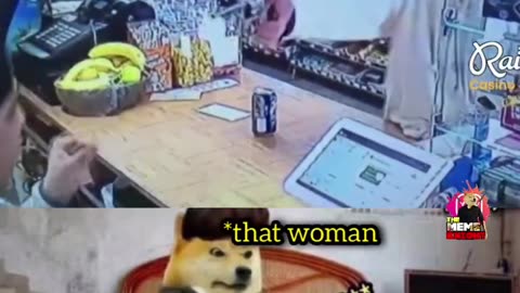 WATCH THIS MAN, HE IS ROBBING THE STORE AND THERE IS A TWIST