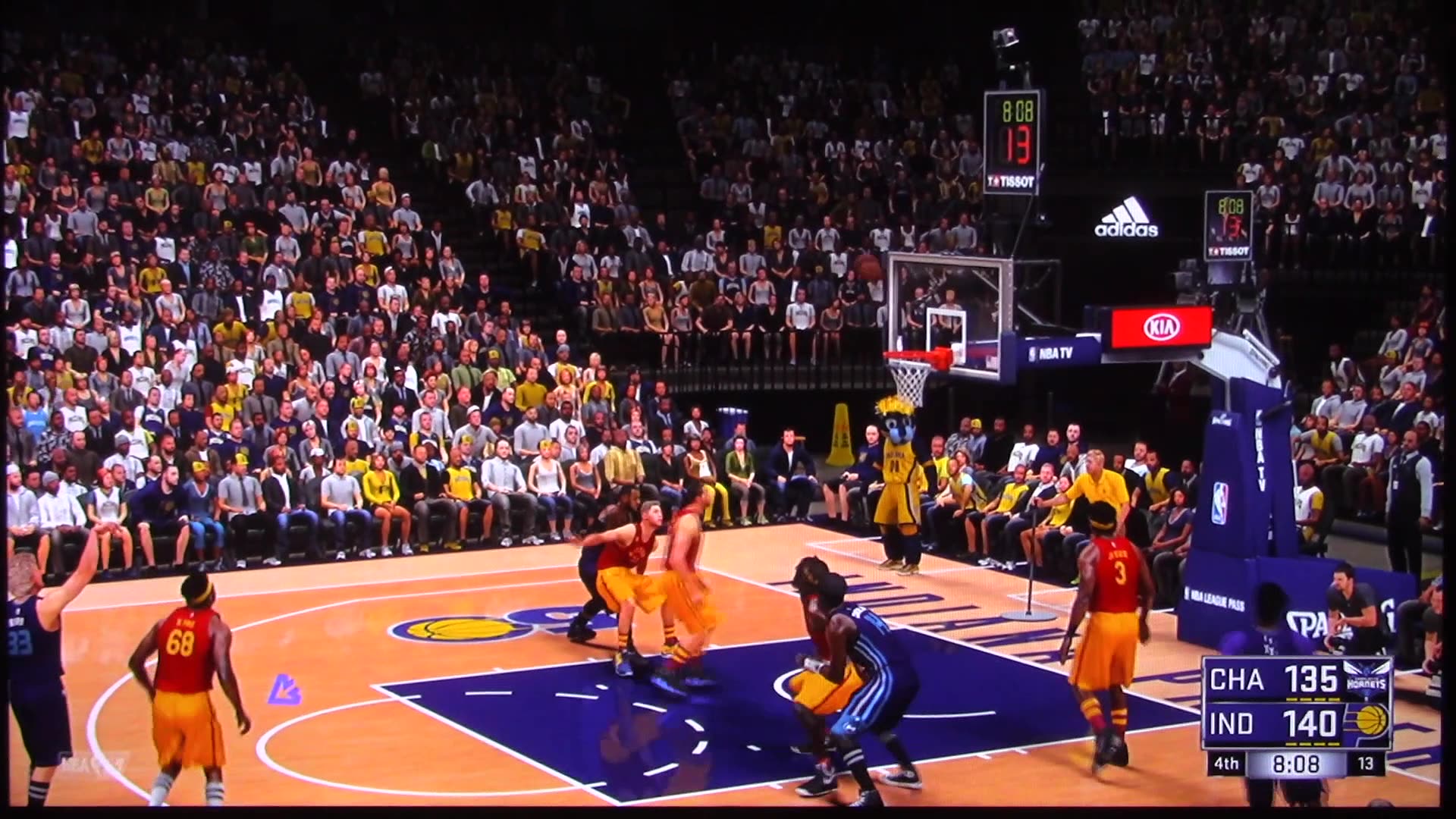 NBA2K: Indiana Pacers vs Charlotte Hornets (Buzzer Beater)